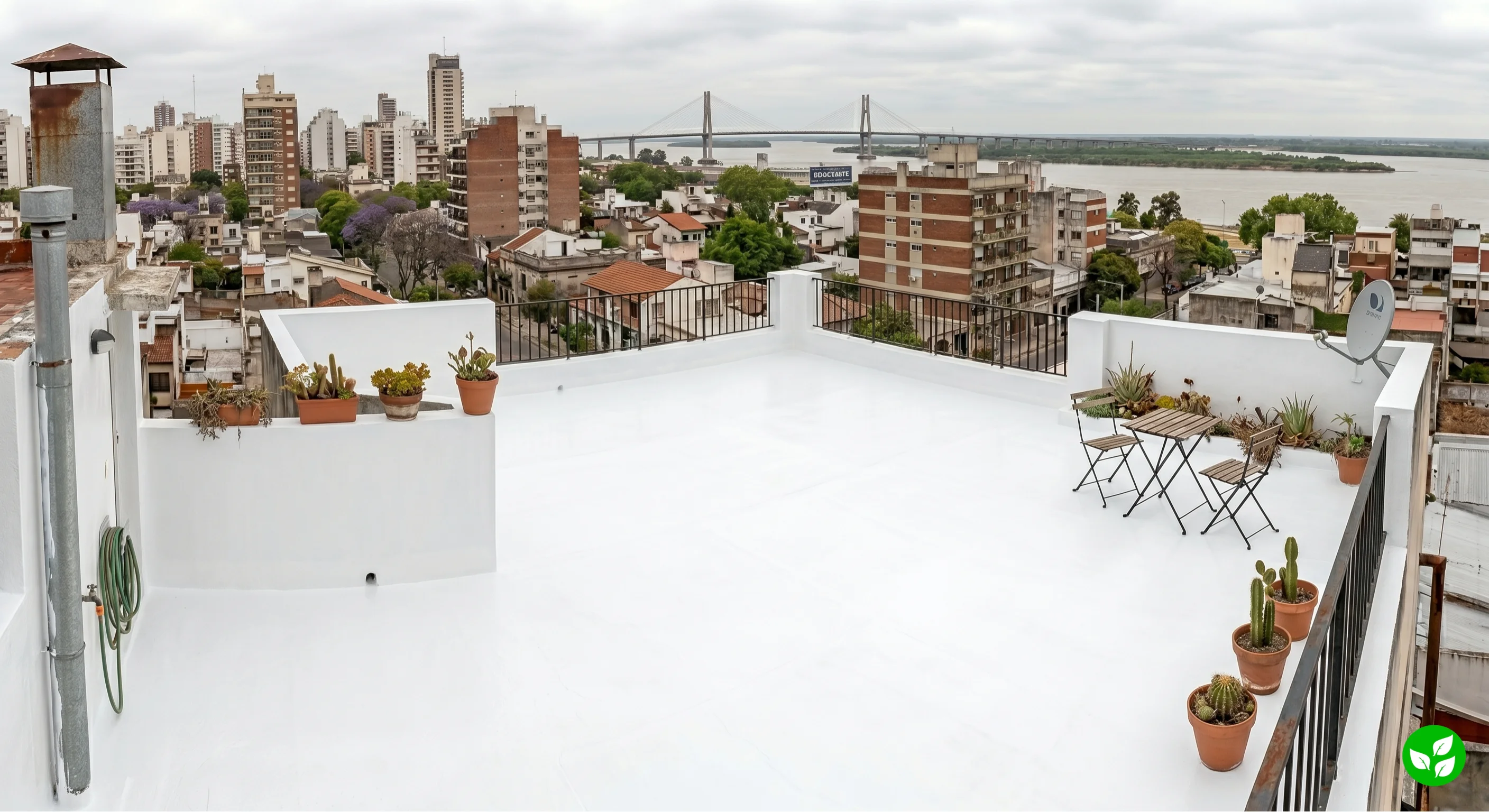 Terraza 1 después de la impermeabilización