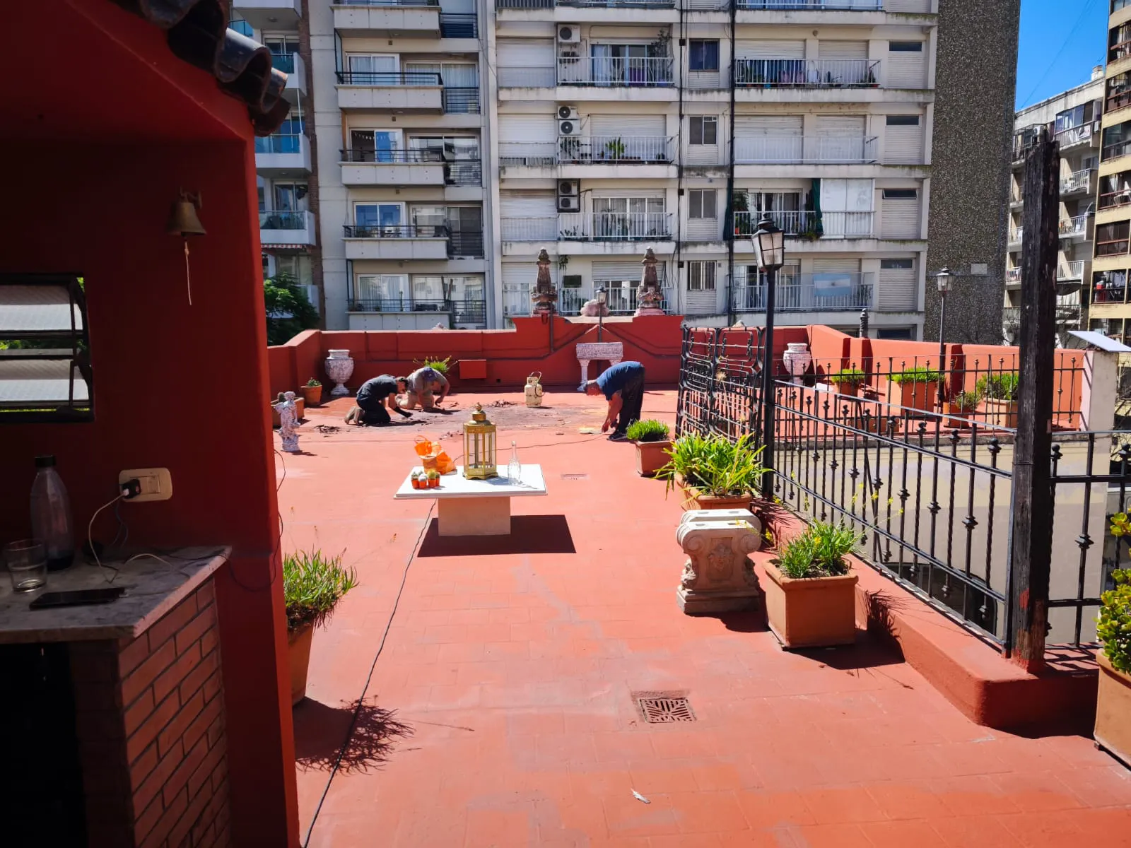 Terraza residencial 2 antes de la impermeabilización