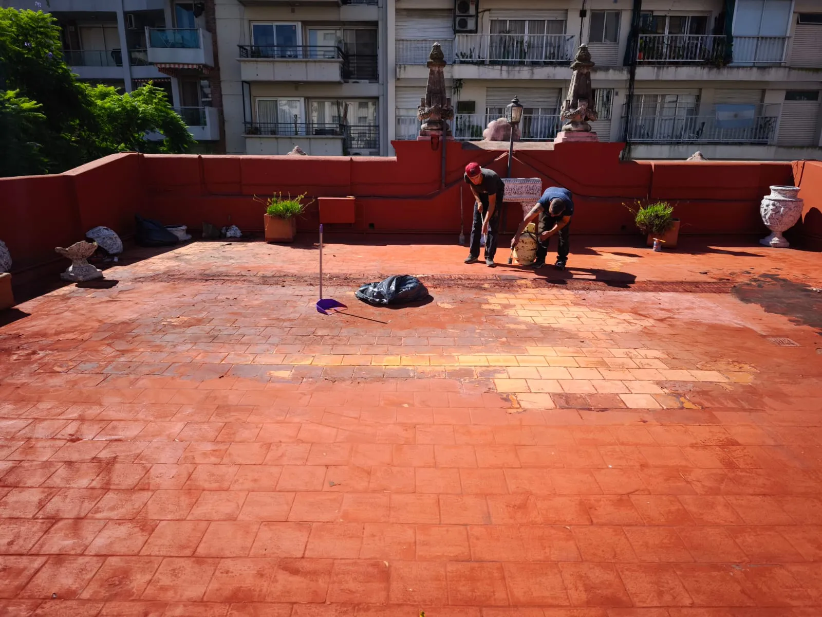 Terraza residencial 3 antes de la impermeabilización