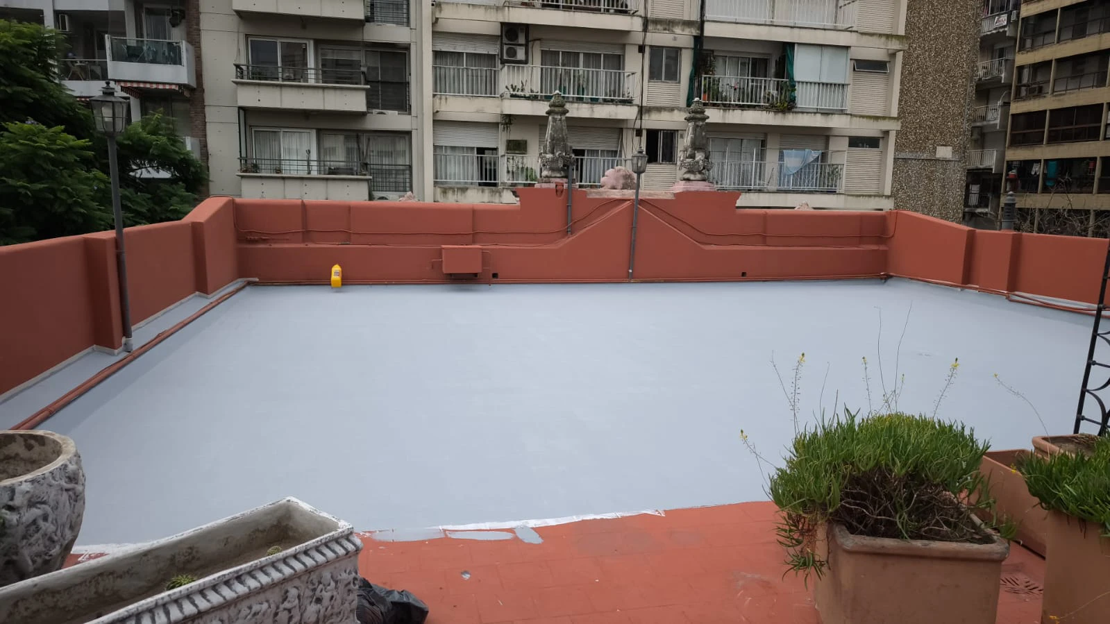 Terraza residencial 1 después de la impermeabilización