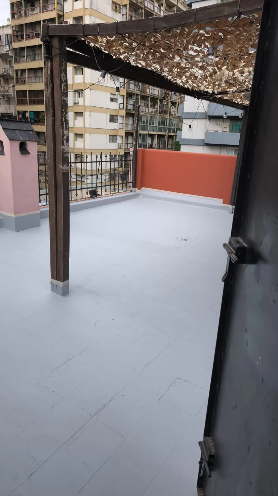 Terraza residencial 2 después de la impermeabilización